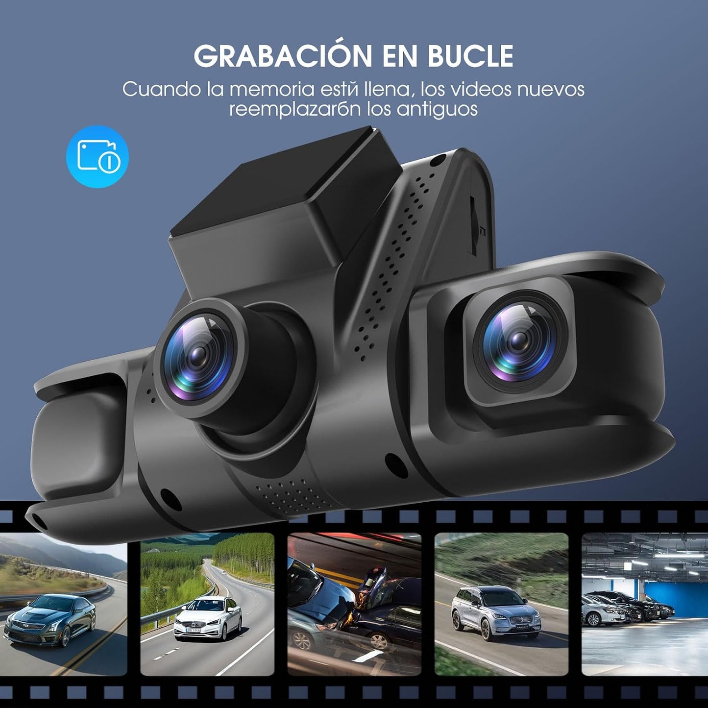 NUEVA DASHCAM KRAKEN 4 LENTES