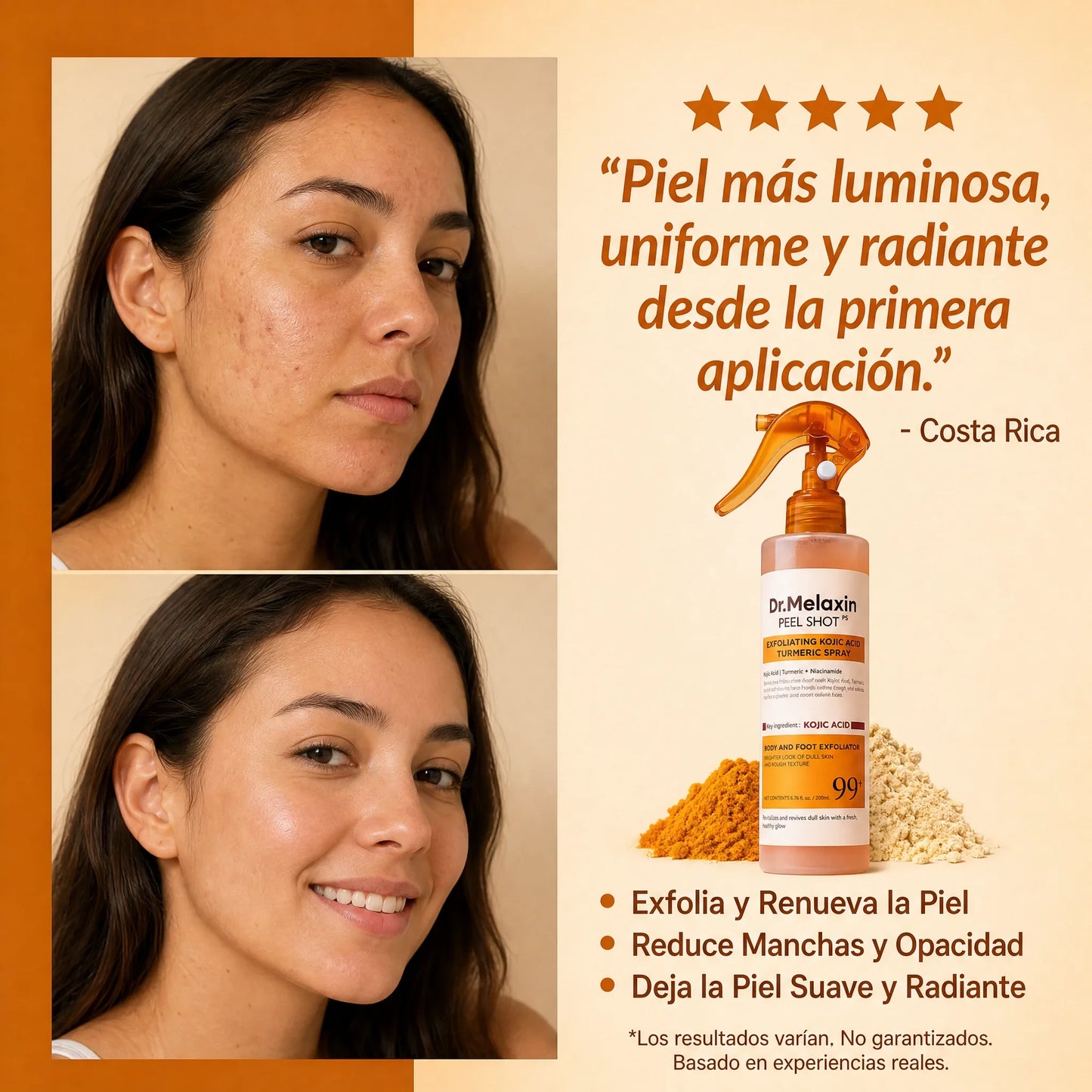 DR. MELAXIN PEEL SHOT-Exfolación Rápida y Efectiva